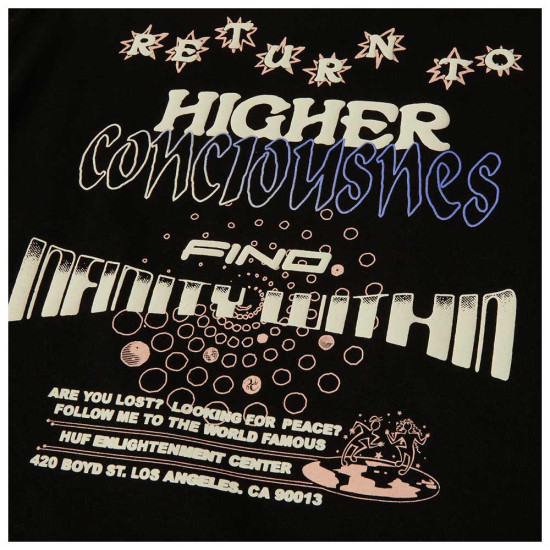 Huf Ανδρική κοντομάνικη μπλούζα Enlightenment Center T-Shirt